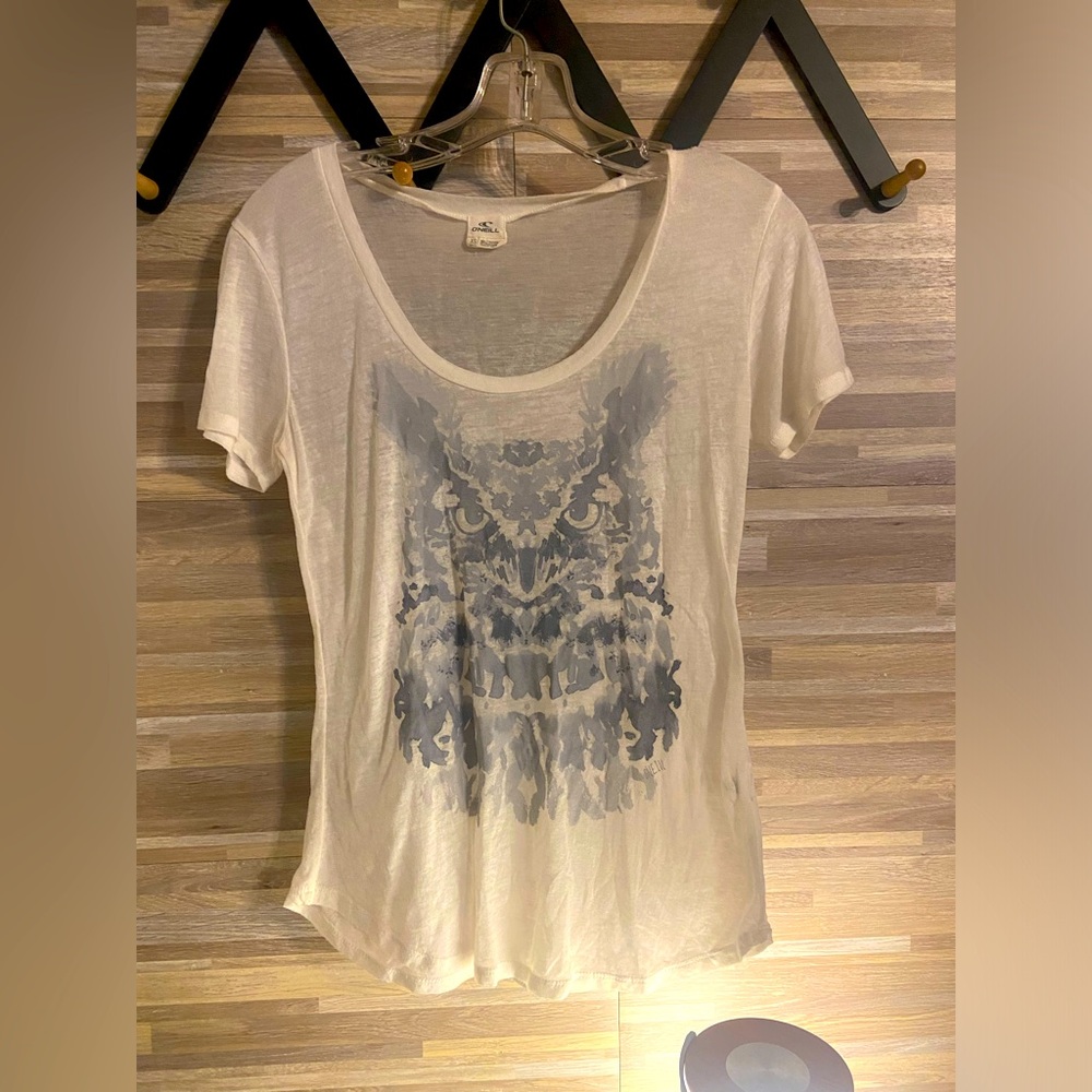 Sheer White O’Neil Tee with Graphic